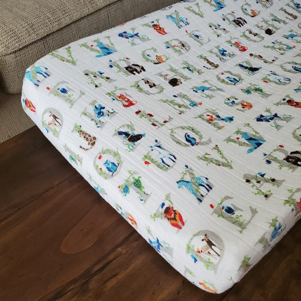 ALPHABET changing pad COVER
